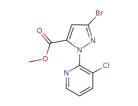 3-bromo-1-(3-chloropyridine-2-yl)-1H-pyrazole-5-carboxylic acid methyl ester