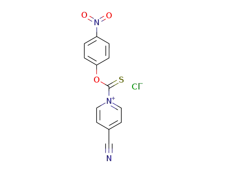 4-cyano-1-(4-nitro-phenoxythiocarbonyl)-pyridinium; chloride